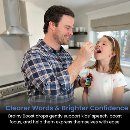 Brainy Boost - Liquid Herbal Focus Supplement with Ginkgo Biloba