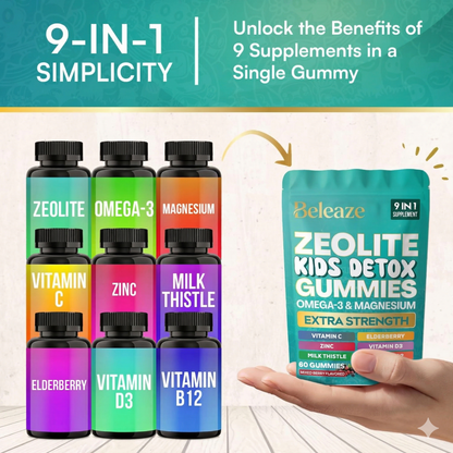 Beleaze Detox Gummies – Plant-Based Gelatin