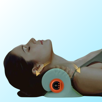 Neck Traction Device with Heat & EMS – Cervical Pain Relief & Posture Support
