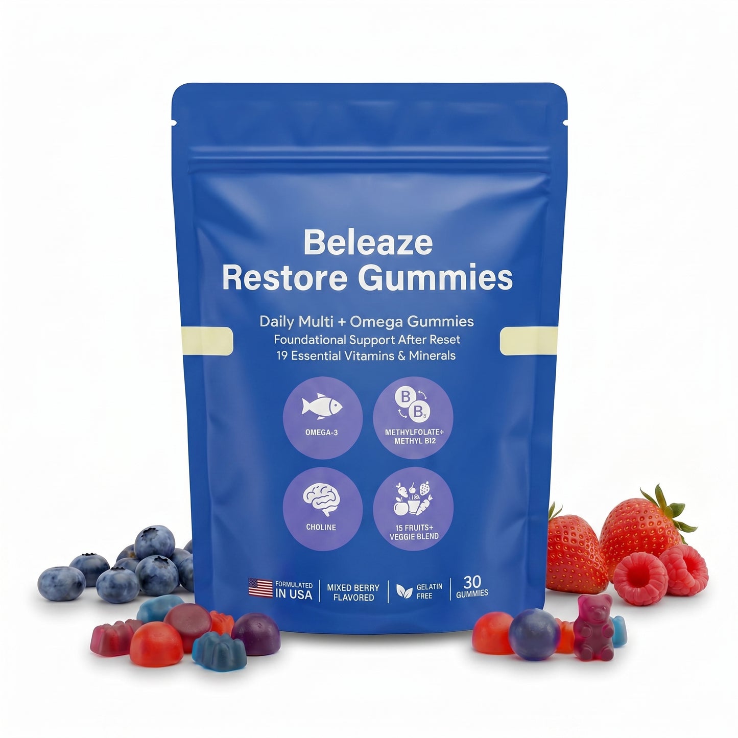 Beleaze Restore Gummies - Detox Step 2