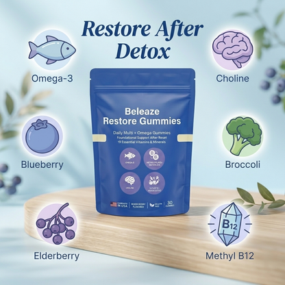 Beleaze Restore Gummies - Detox Step 2