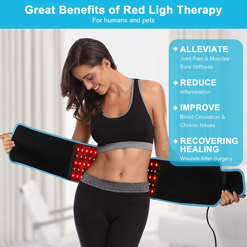 Red Light Therapy Belt for weight loss - Fat Reduction & Cellulite Removal -
